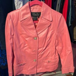 Women’s size S, leather jacket
